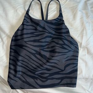 Cropped workout top